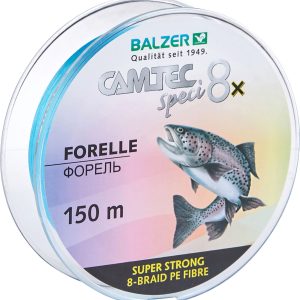 Balzer Camtec Speci 8x Forelle – 150m geflochtene Angelschnur