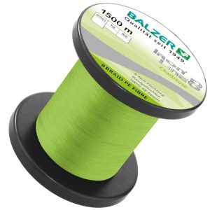 Balzer Chartreuse Iron Line – 1500m geflochtene Angelschnur