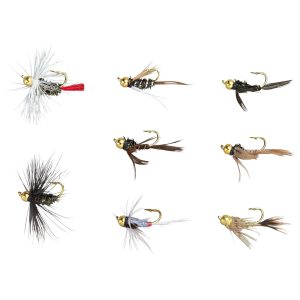 Balzer Edition Fly Goldkopfnymphen-Sortiment – 8 Fliegen im Set