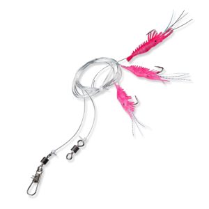 Balzer Garnelen System pink 150cm 0,40/0,60mm Größe 2 – Makrelensystem