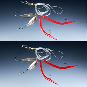 Balzer Gummi Makk-Dorschblinker System klein – Meeresvorfach