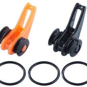 Balzer Hakenhalter für Ruten schwarz/orange – 2 Hakenösen