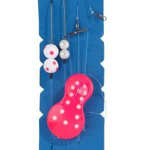 Balzer Inline Plattfisch Blinker System pink/weiß – Meeressystem