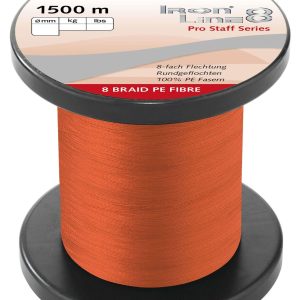 Balzer Iron Line Pro Staff 8 rot – 1500m geflochtene Schnur