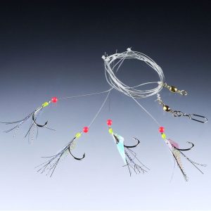 Balzer Makrelenvorfach multicolor, 1,80m, 0,40/0,60mm, Hakengröße 1 – Makrelenvorfach