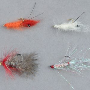 Balzer Meerforellen Springer Fliegen Set – 4 Angelfliegen