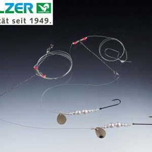 Balzer Naturköder System 125cm 2 Haken Gr. 1 – Brandungsvorfach
