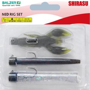 Balzer Ned Rig Set 5cm & 7,5cm 5g, 7,5g, 10g – 3 Gummiköder mit Jigköpfen