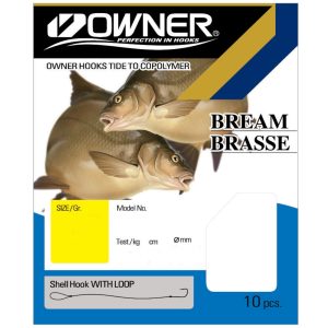 Owner Brasse gunsmoke RL-340 70cm – 10 gebundene Angelhaken