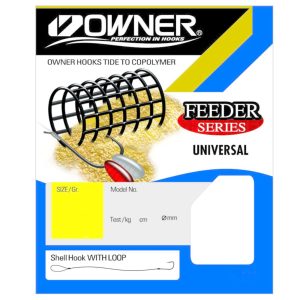 Owner Feeder Universal silber FRL-354 80cm – 10 gebundene Angelhaken