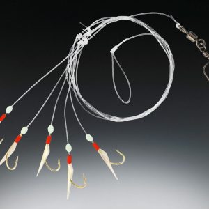 Balzer Pilk & Heringsvorfach mit Fischhaut 1,50m 5 Haken