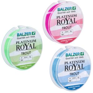 Balzer Platinum Royal Trout Schnur – 150m monofile Angelschnur