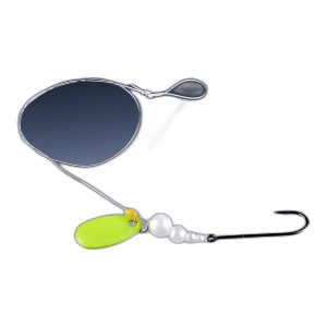Balzer Plattfischblinker-Vorfach gelb-silber – Plattfisch Vorfach
