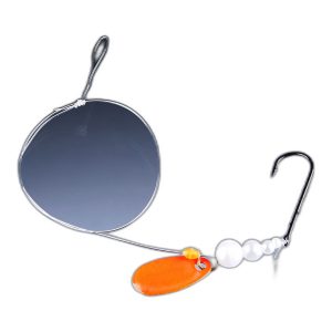 Balzer Plattfischblinker-Vorfach orange-silber – Plattfisch Vorfach