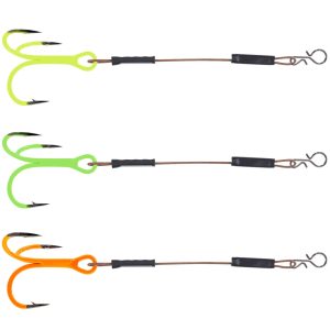 Balzer Shirasu 1×7 UV Stinger Rigs mit Clip – 3 Stingerhaken