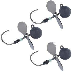 Balzer Shirasu Micro Jig mit Propeller – 3 Jigköpfe