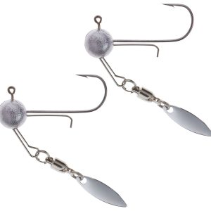 Balzer Shirasu Spinner Jig – 2 Jighaken mit Spinnerblatt