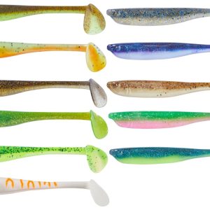 Balzer Shirasu Z-Shad Zander Shads – 3 Gummifische