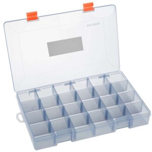 Balzer Shirasu Zubehörbox XL 35x22x5cm – 24 Fächer Angelbox