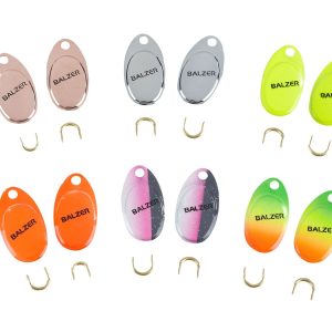 Balzer Trout Attack Micro-Spinnerblatt-Sortiment – 12 Spinnerblätter