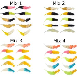 Balzer Trout Collector Forellenwürmer – 10 Forellenköder