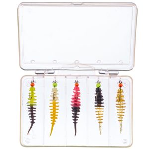 Balzer Trout Collector Ready To Fish Set Mix 1 – 5 montierte Gummijigs