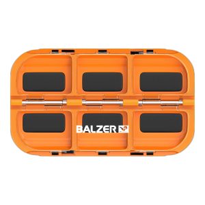 Balzer Zubehörbox mit Magnetfächern 11×9,5×1,8cm – Angelbox
