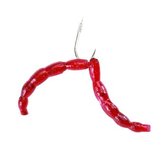 Berkley PowerBait Maxi Blood Worms – Künstliche Rote Mückenlarve