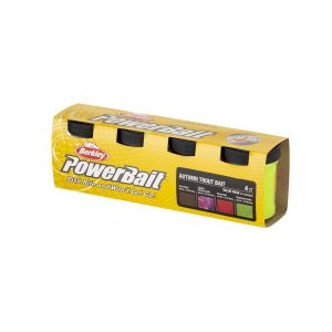 Berkley PowerBait® Trout Dough SeasonAutumn – 4x50g Forellenteig