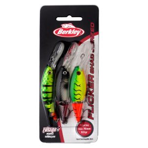 Berkley Flicker Shad 3-Pack 70mm 8,5g – 3 Wobbler im Set
