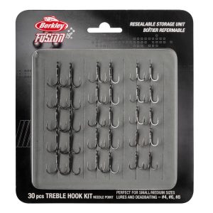 Berkley Fusion19 Treble Kit Small – 30 Drillinge im Set