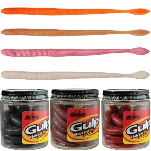 Berkley Gulp! Nightcrawler – 10 Gummiwürmer