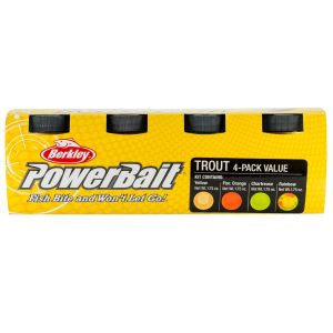 Berkley PowerBait Trout Bait Assortment – 200g Forellenteig Set
