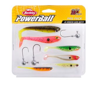 Berkley Pro Pack Jig Minnow Dark Water – Gummifischset