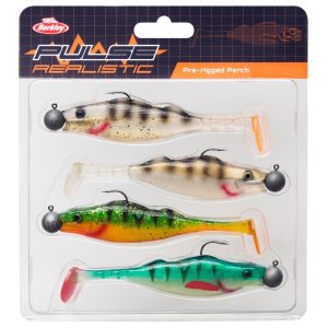 Berkley Pulse Realistic Perch Prerigged – Gummifschset