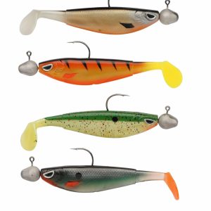 Berkley Sick Flanker 10cm pre-rigged – 4 montierte Gummifische im Set