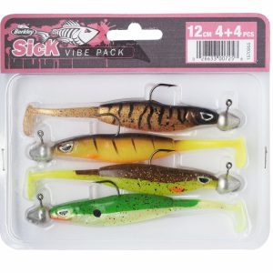 Berkley Sick Vibe Pack 12cm – 4 montierte Gummifische