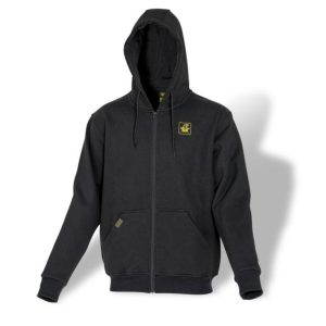 Black Cat Cat Zipper Schwarz – Angelpullover