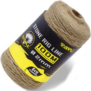 Black Cat Stone Rig Line 2mm – 100m Sisal Seil für Steinmontagen