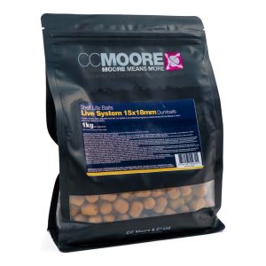 CC Moore Live System 15X18mm Dumbells – 1kg Boilies