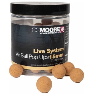 CC Moore Live System Air Ball Pop Ups 15mm – 52g Boilies