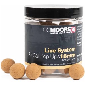 CC Moore Live System Air Ball Pop Ups 18mm – 66g Boilies