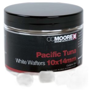 CC Moore Pacific Tuna White Dumbell Wafters 10X14mm – 56g Boilies