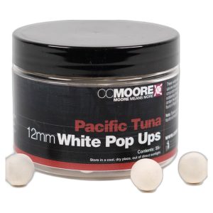 CC Moore Pacific Tuna White Pop Ups 12mm – 30g Boilies
