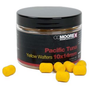CC Moore Pacific Tuna Yellow Dumbell Wafters 10X14mm – 56g Boilies