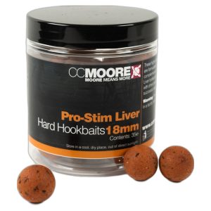CC Moore Pro-Stim Liver Hard Hookbaits 18mm – 128g Boilies