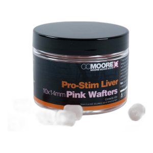 CC Moore Pro-Stim Liver Pink Dumbell Wafters 10X14mm – 56g Boilies