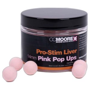 CC Moore Pro-Stim Liver Pink Pop Ups 14mm – 36g Boilies