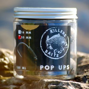 Carp Killers Pop Up Boilies Black Hash 80g (16mm / 20mm)