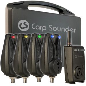 Carp Sounder AGE one Set 4+1 – 4 Bissanzeiger + CS Receiver